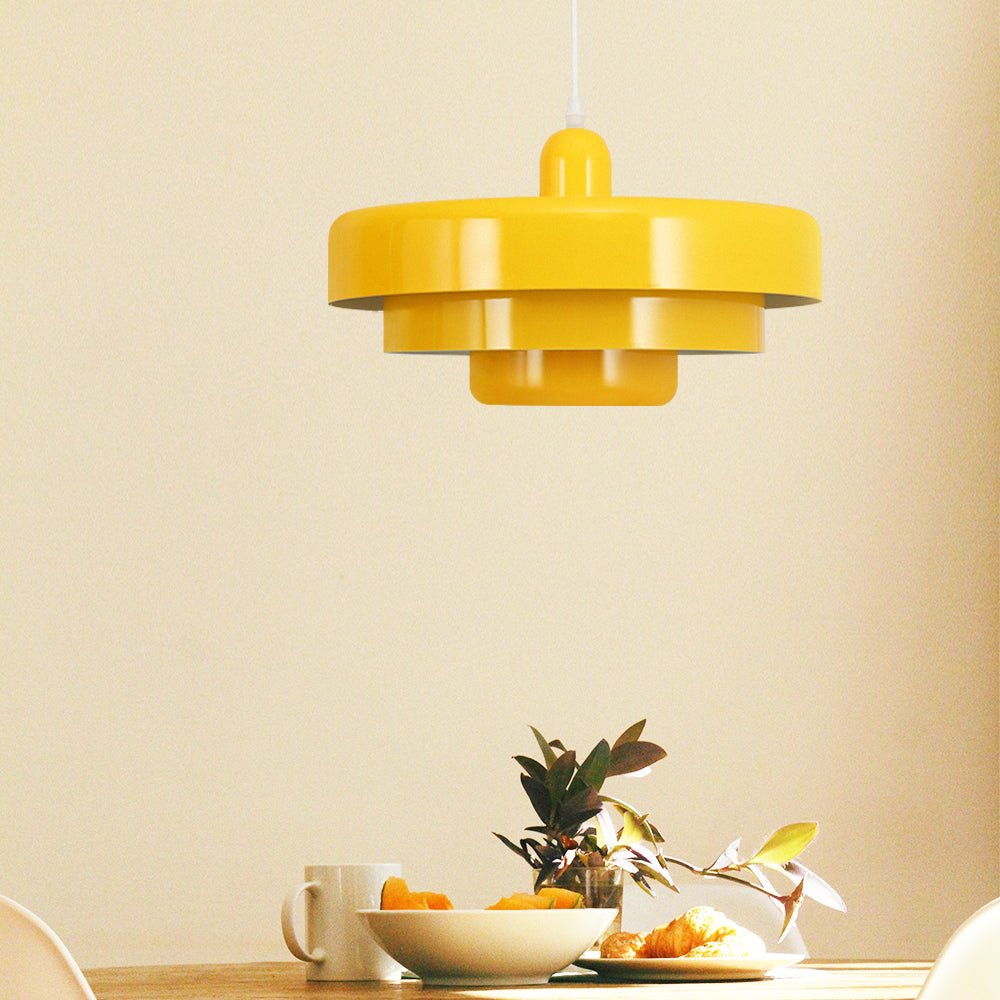 Mid-century Single Head Bauhaus Iron Pendant Lamp View 37
