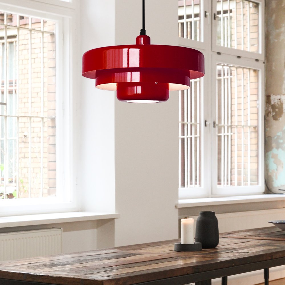 Mid-century Single Head Bauhaus Iron Pendant Lamp View 45
