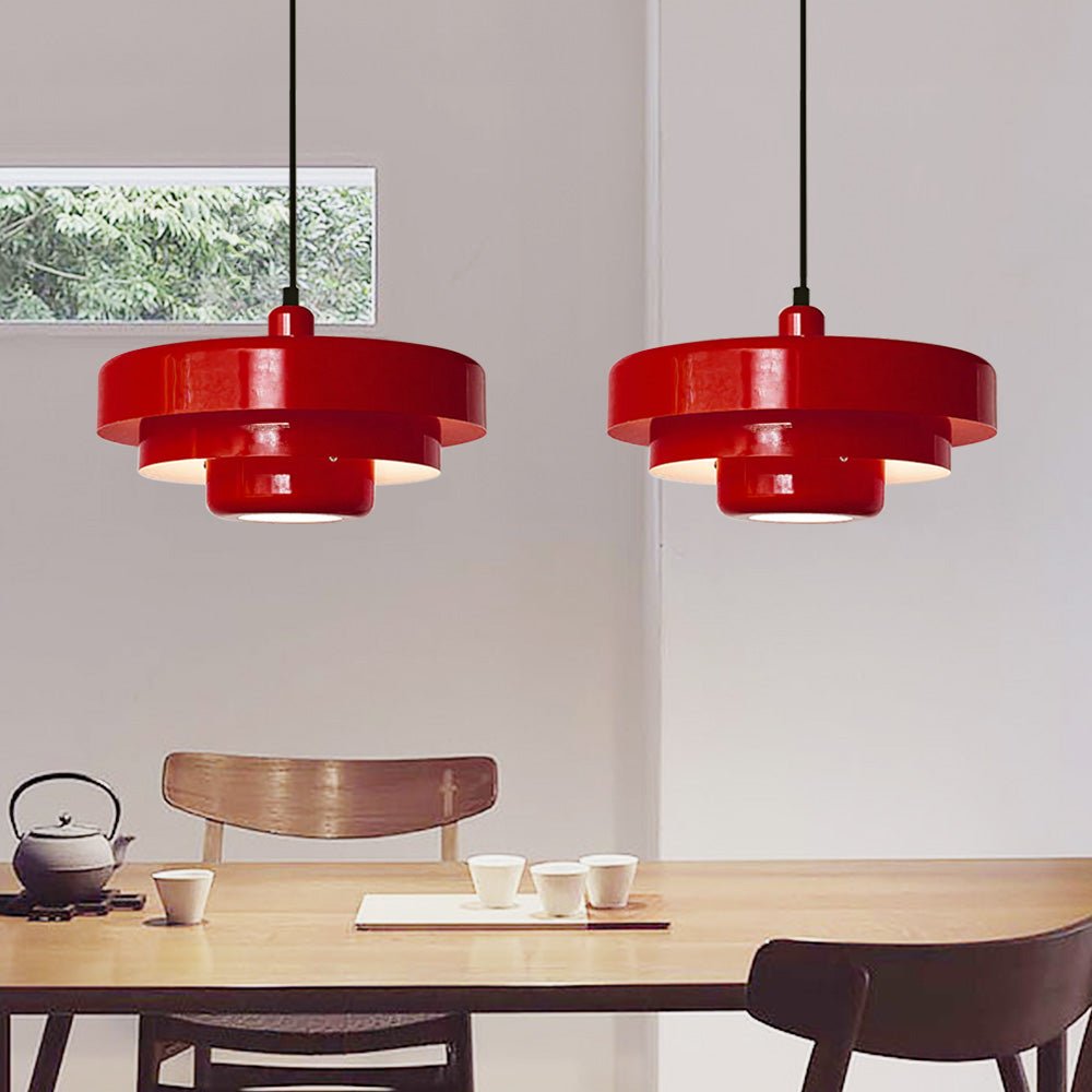 Mid-century Single Head Bauhaus Iron Pendant Lamp View 46
