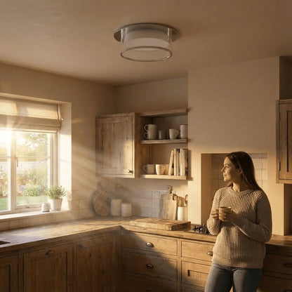 Minimalist Acrylic Downlight Floating Ring LED Detail