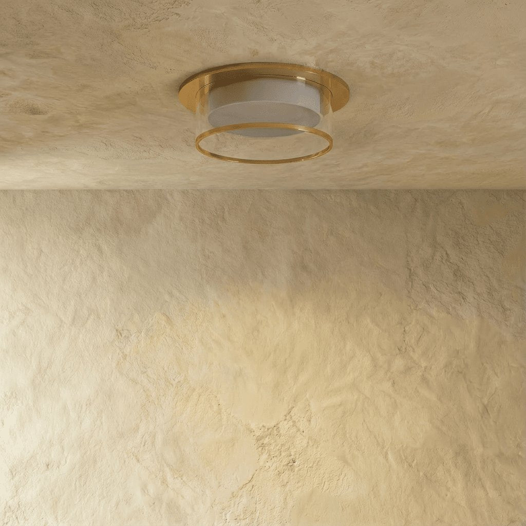 Minimalist Acrylic Downlight Floating Ring LED Front