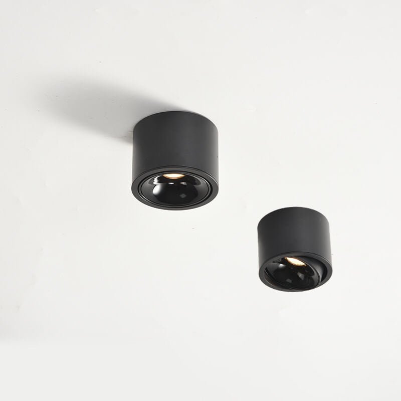 Minimalist Aluminum Adjustable LED Spotlight Flush Mount Ceiling Light View 13
