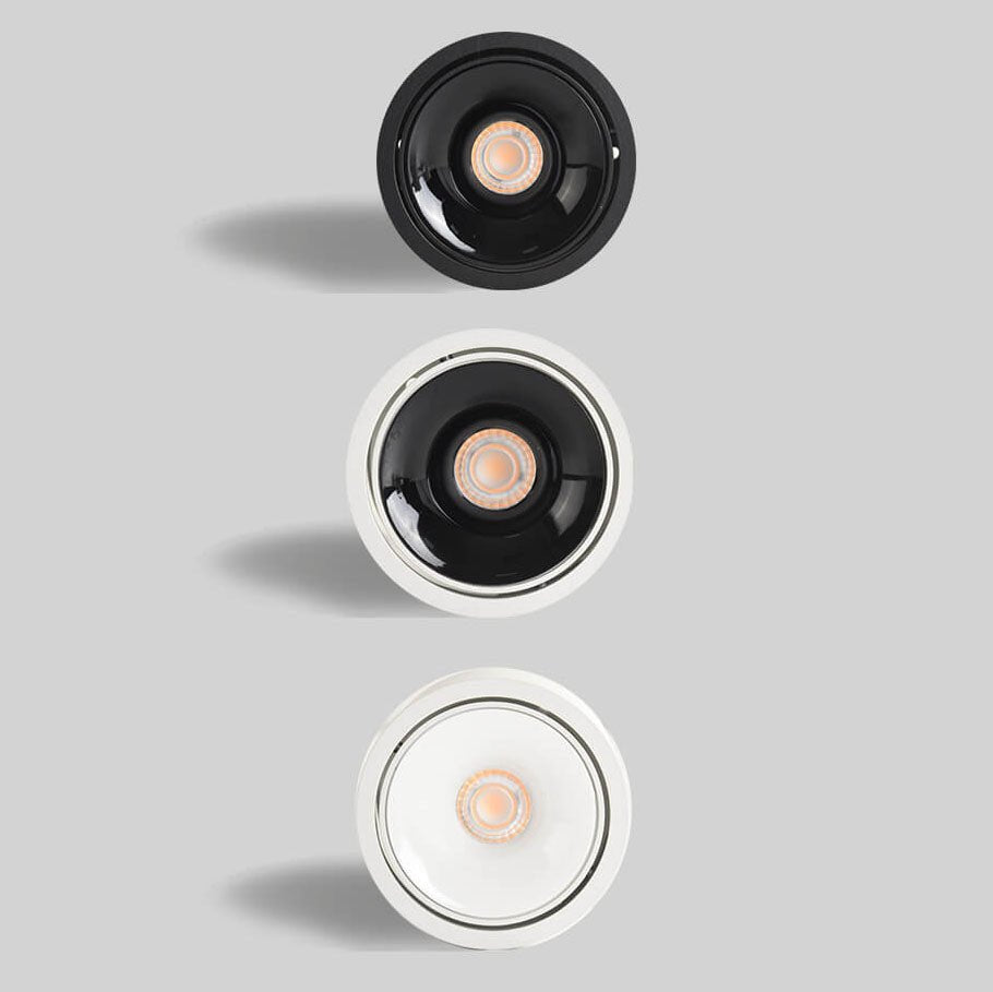Minimalist Aluminum Adjustable LED Spotlight Flush Mount Ceiling Light View 14