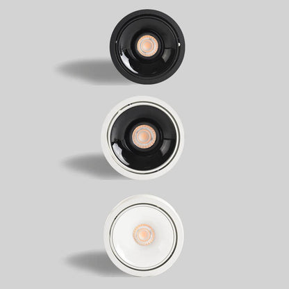 Minimalist Aluminum Adjustable LED Spotlight Flush Mount Ceiling Light View 14
