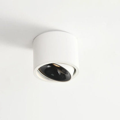 Minimalist Aluminum Adjustable LED Spotlight Flush Mount Ceiling Light View 20