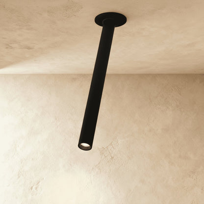 Minimalist Aluminum Ceiling Light Adjustable Tube LED Detail