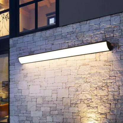 Minimalist Aluminum LED Outdoor Wall Sconce Waterproof Bar View 14