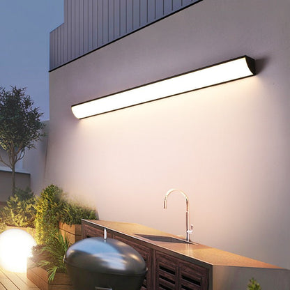 Minimalist Aluminum LED Outdoor Wall Sconce Waterproof Bar View 15