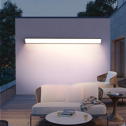 Minimalist Aluminum LED Outdoor Wall Sconce Waterproof Bar View 16