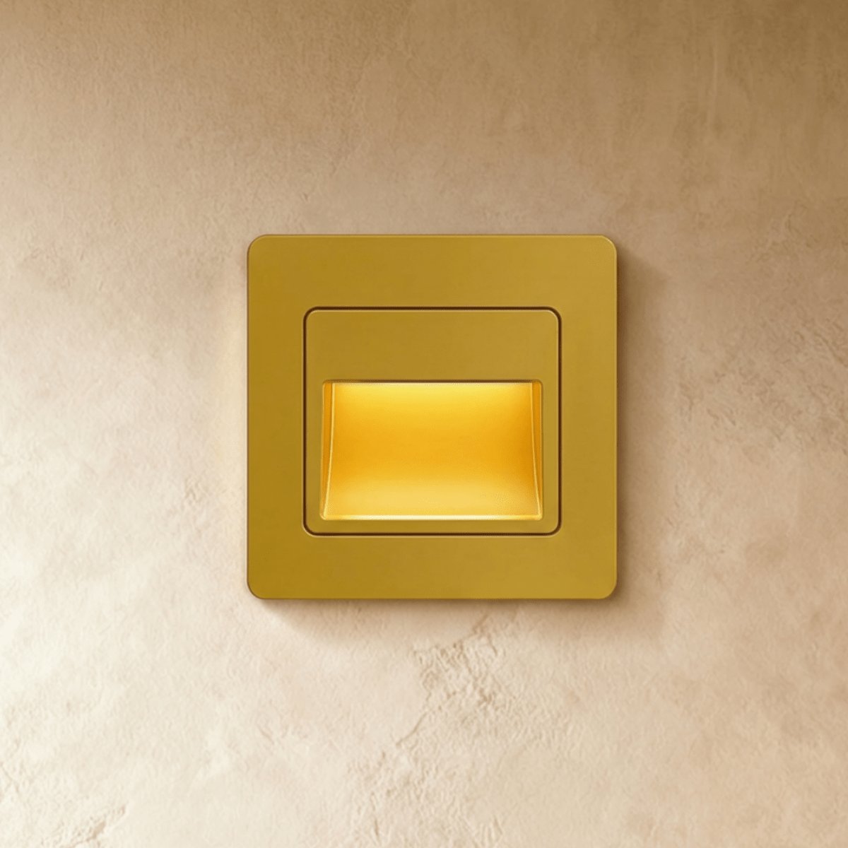 Minimalist Aluminum LED Stair Light Recessed Motion Back
