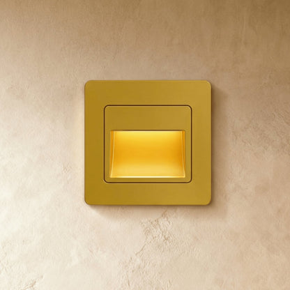 Minimalist Aluminum LED Stair Light Recessed Motion Back