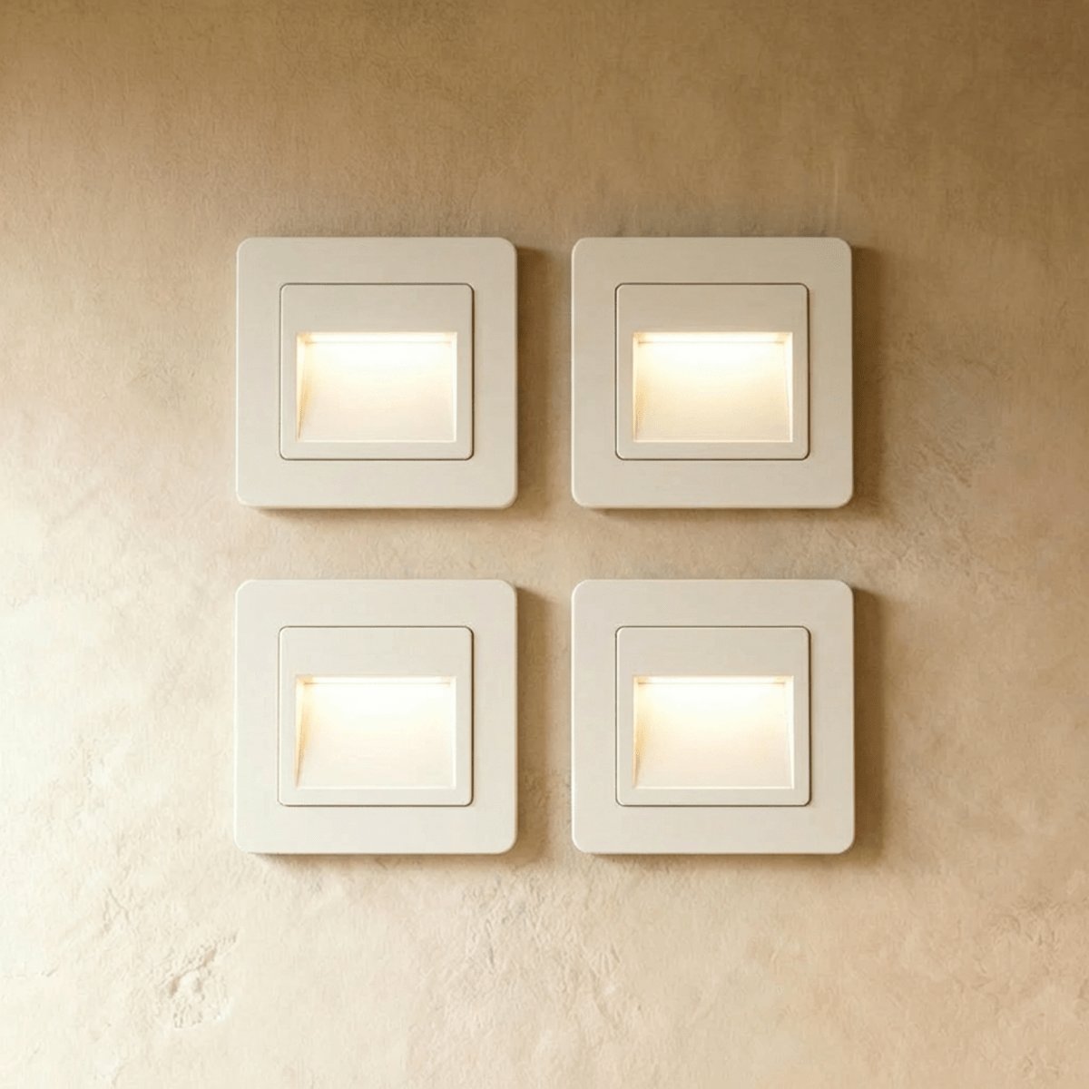 Minimalist Aluminum LED Stair Light Recessed Motion Full