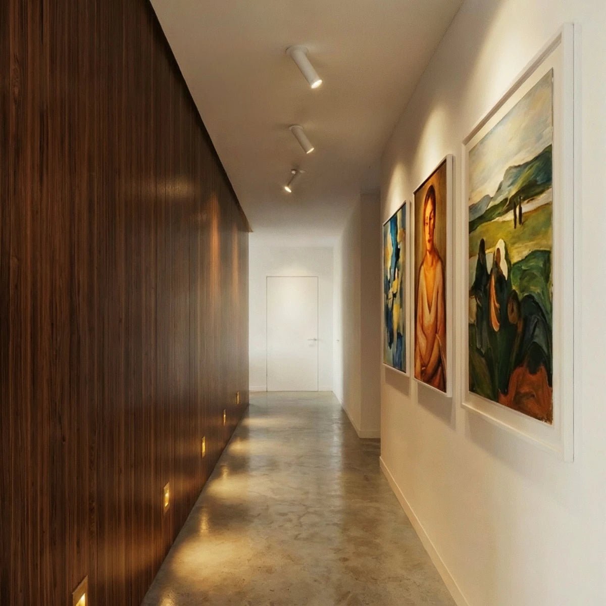Minimalist Aluminum LED Stair Light Recessed Motion View 14