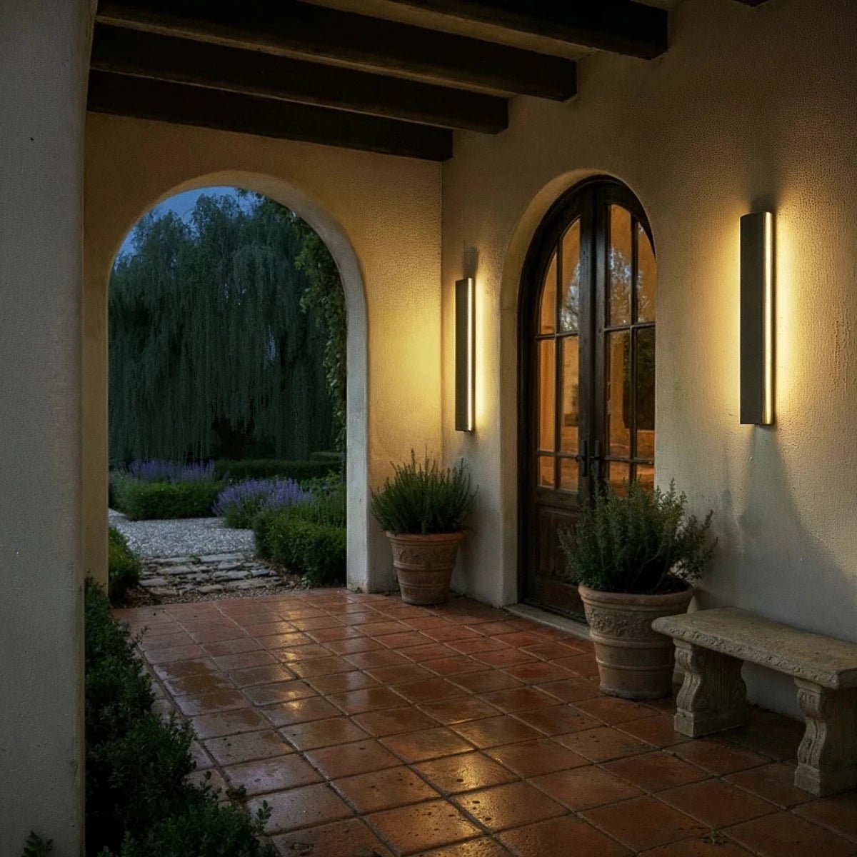 Minimalist Aluminum Outdoor LED Wall Lamp Blade Alternate
