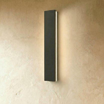Minimalist Aluminum Outdoor LED Wall Lamp Blade Back