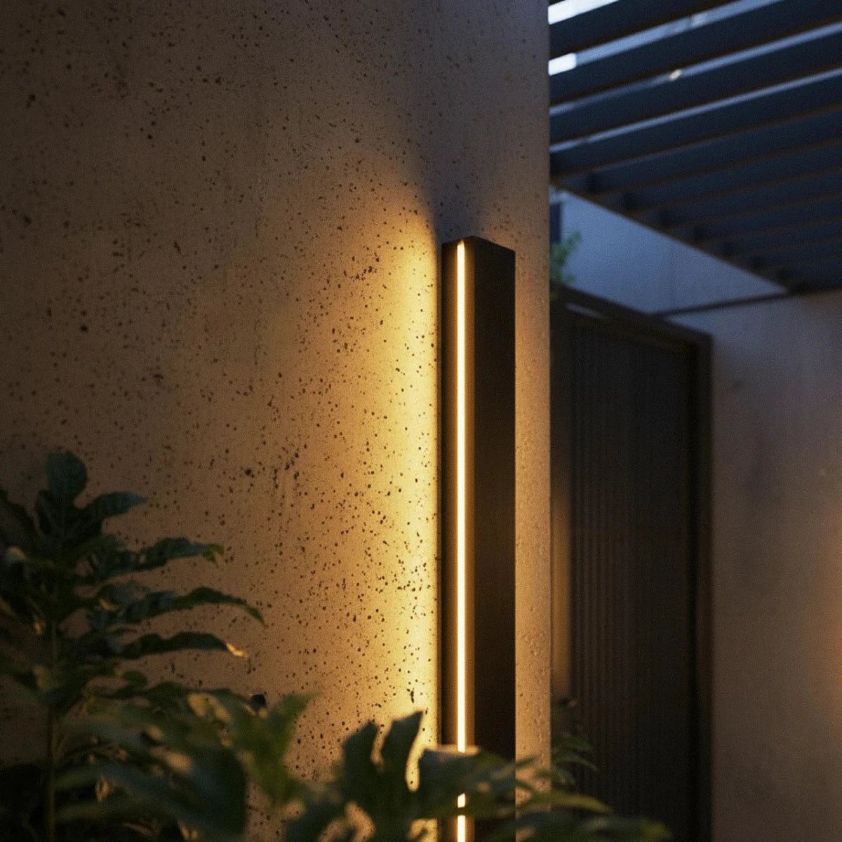 Minimalist Aluminum Outdoor LED Wall Lamp Blade View 14