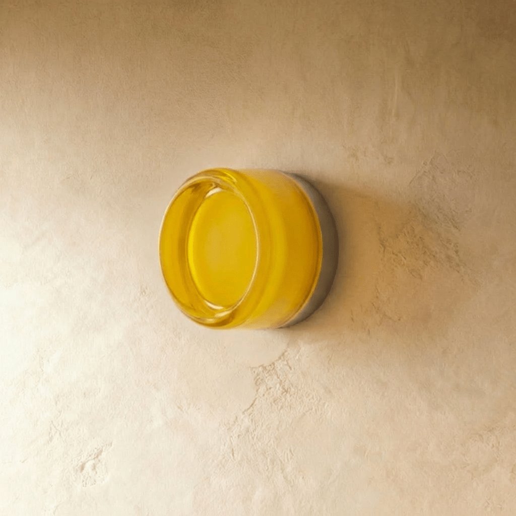 Minimalist Aluminum Wall Lamp Concentric Circle Front