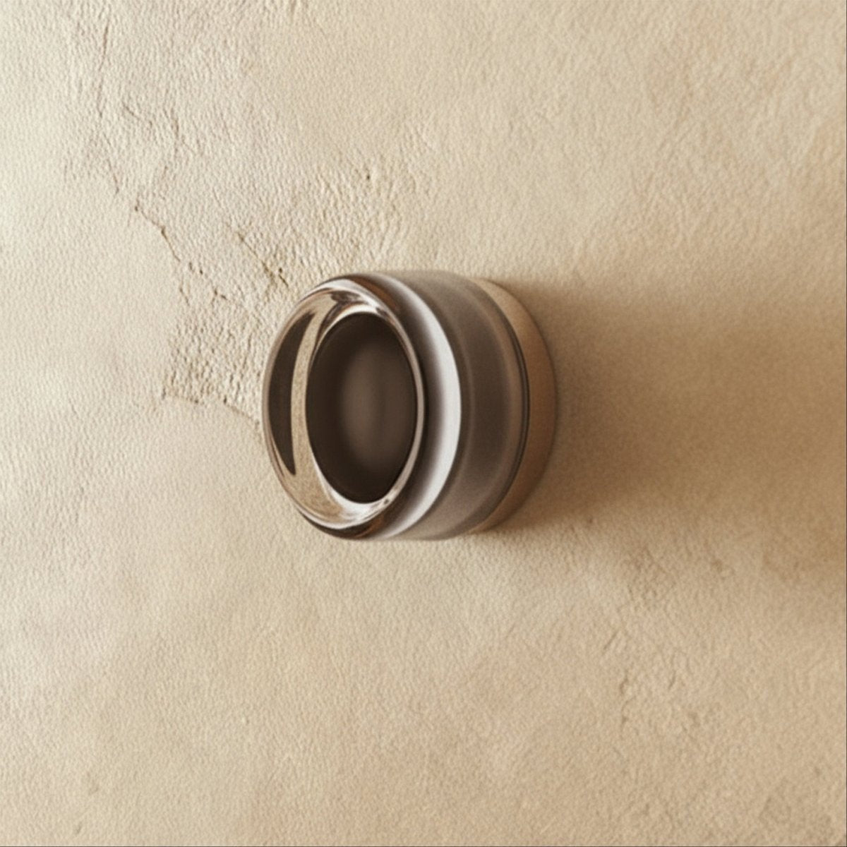 Minimalist Aluminum Wall Lamp Concentric Circle Side