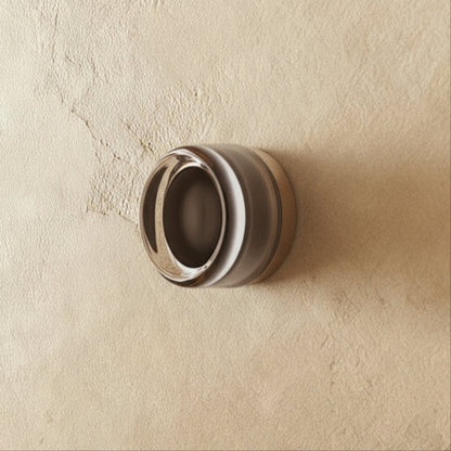 Minimalist Aluminum Wall Lamp Concentric Circle Side