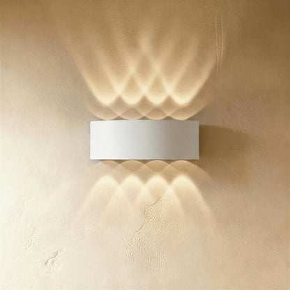 Minimalist Aluminum Wall Lamp Curved Uplighter Lifestyle