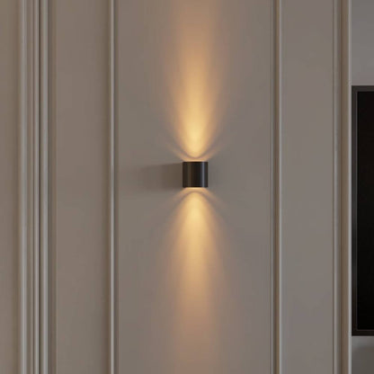 Minimalist Aluminum Wall Lamp Curved Uplighter View 13
