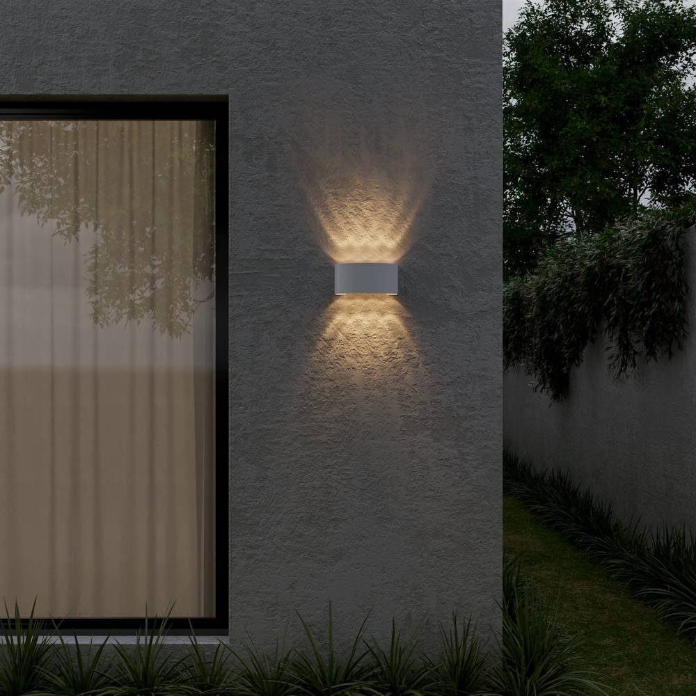 Minimalist Aluminum Wall Lamp Curved Uplighter View 16