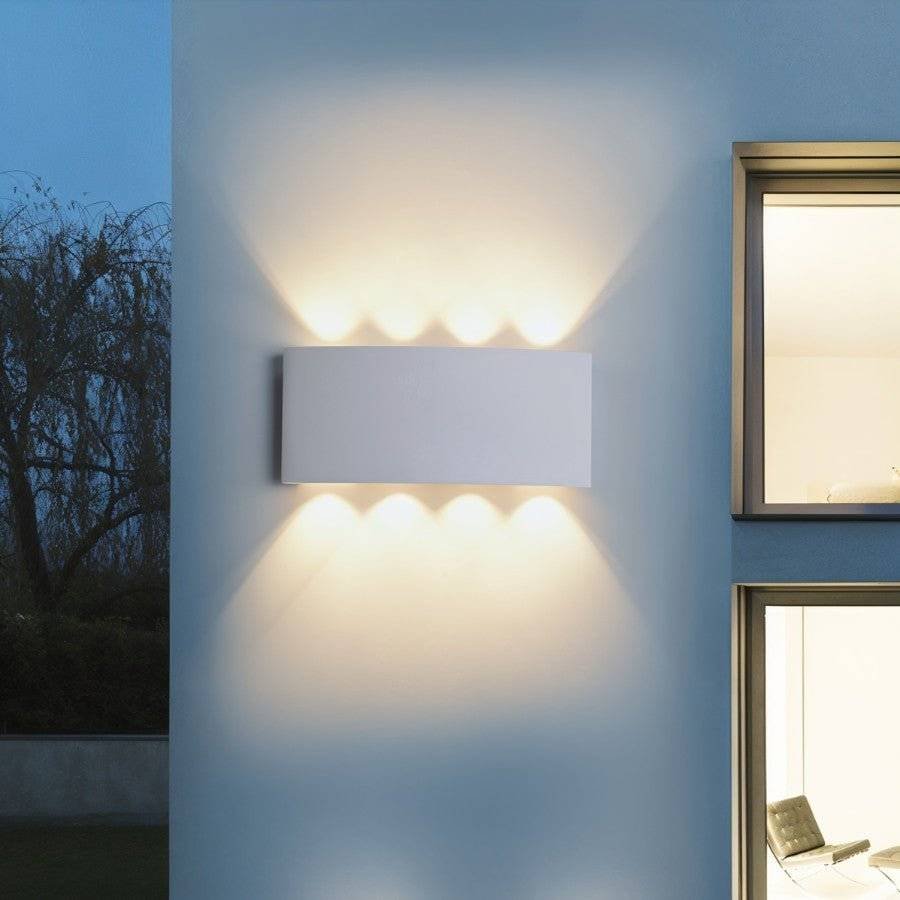 Minimalist Aluminum Wall Lamp Curved Uplighter View 22