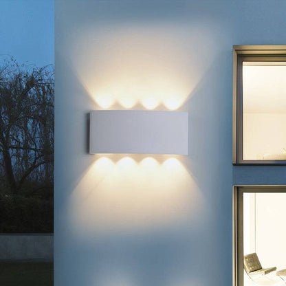 Minimalist Aluminum Wall Lamp Curved Uplighter View 22