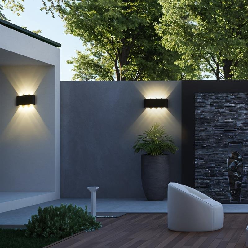 Minimalist Aluminum Wall Lamp Curved Uplighter View 23
