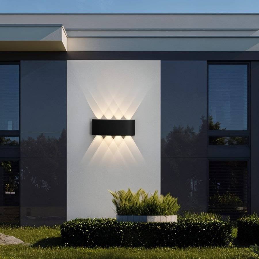 Minimalist Aluminum Wall Lamp Curved Uplighter View 25