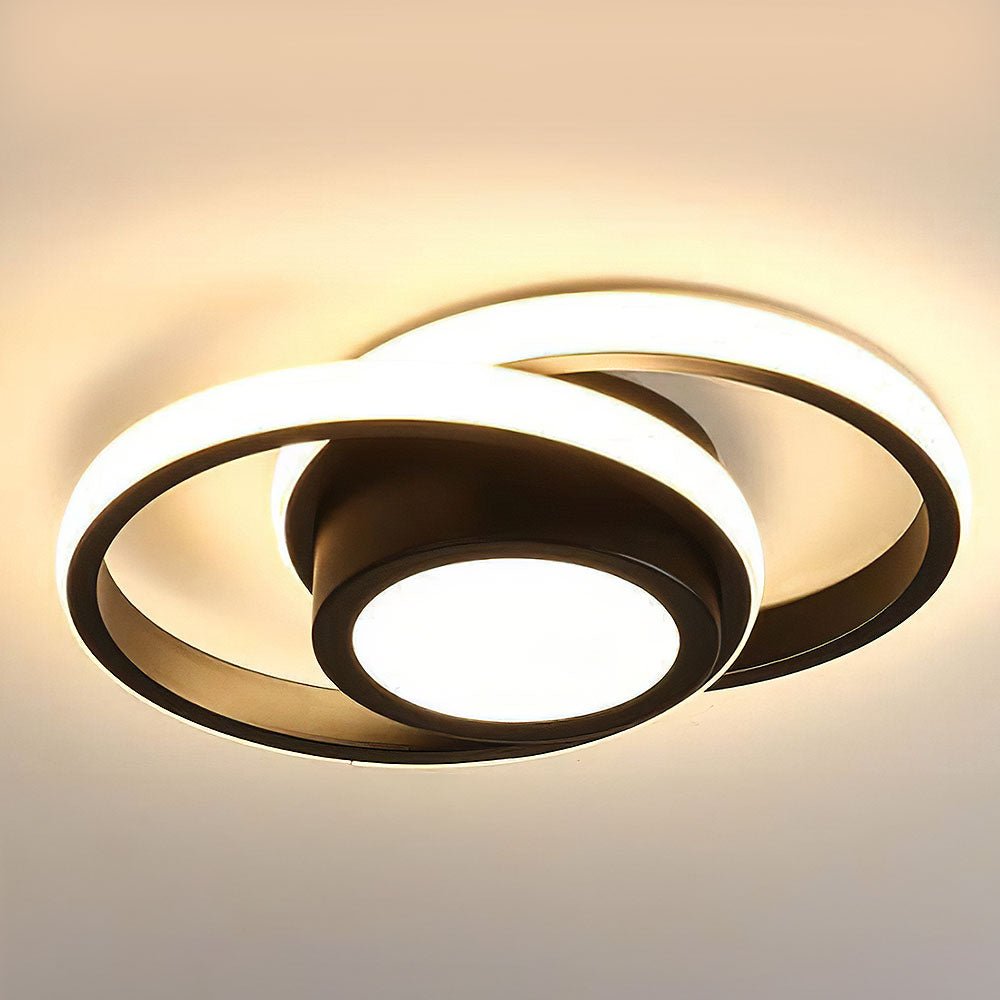 Minimalist Double Ring LED Ceiling Lamp Hero