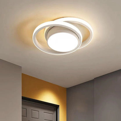 Minimalist Double Ring LED Ceiling Lamp Lifestyle