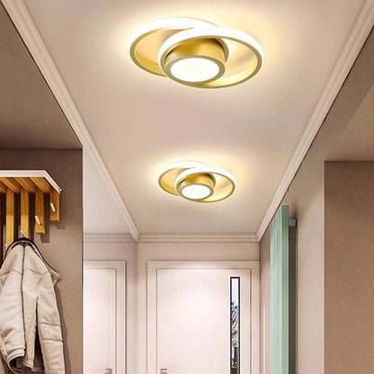 Minimalist Double Ring LED Ceiling Lamp View 11