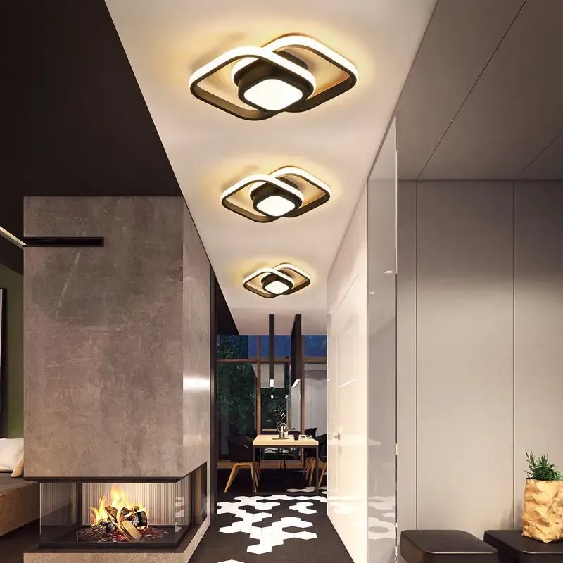 Minimalist Double Ring LED Ceiling Lamp View 15