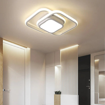 Minimalist Double Ring LED Ceiling Lamp View 16