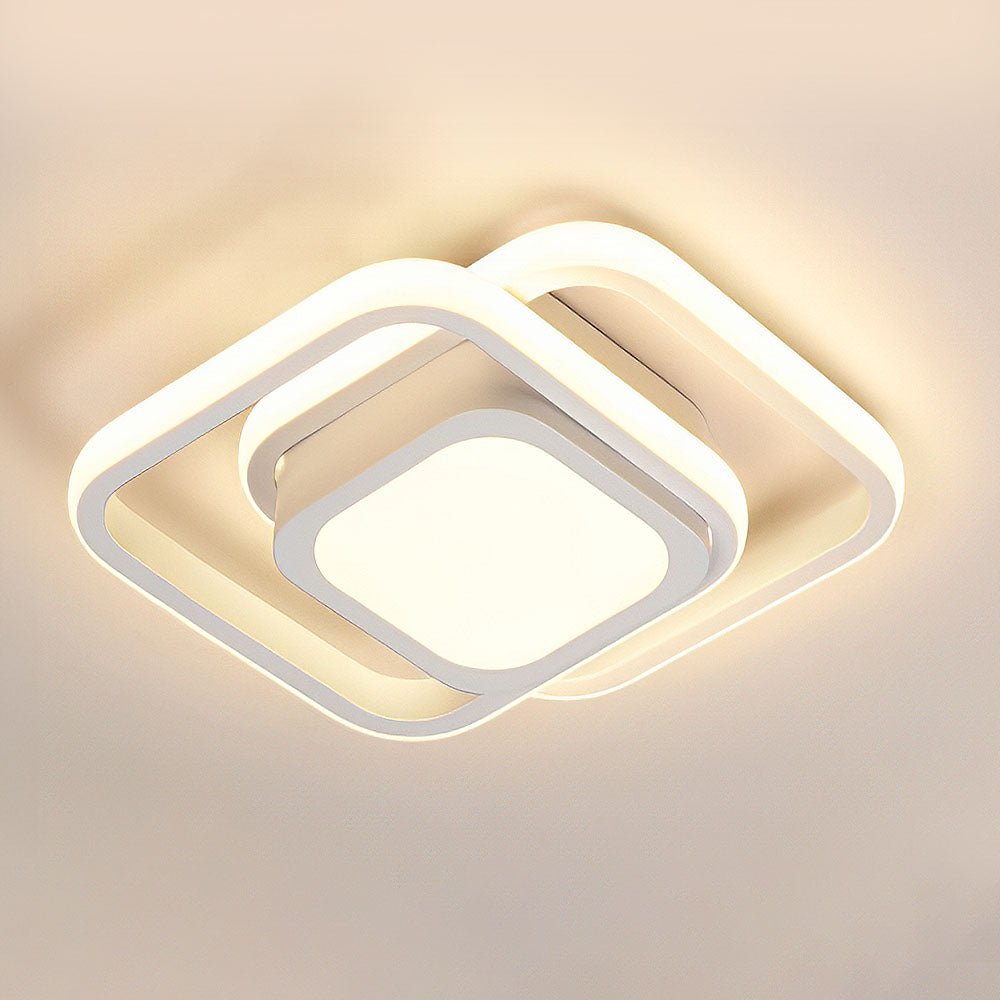 Minimalist Double Ring LED Ceiling Lamp View 17