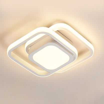 Minimalist Double Ring LED Ceiling Lamp View 17
