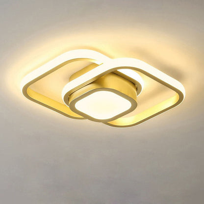 Minimalist Double Ring LED Ceiling Lamp View 19
