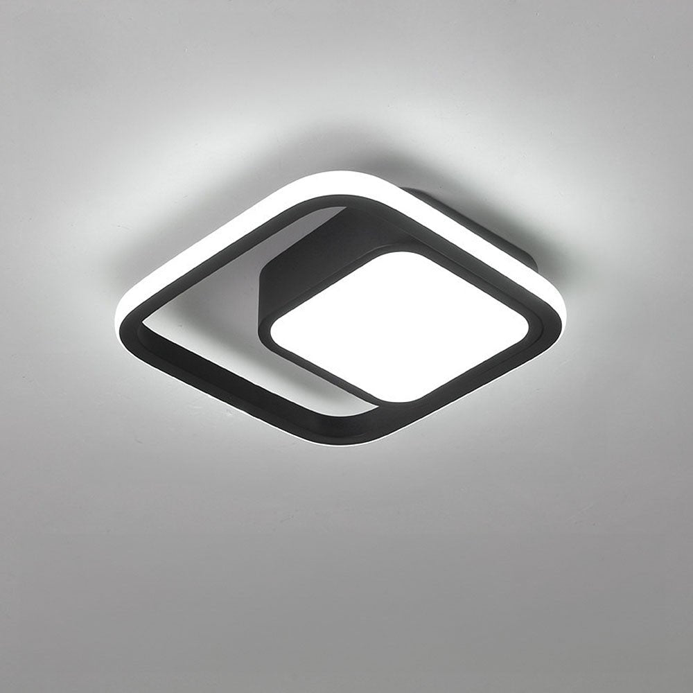 Minimalist Double Ring LED Ceiling Lamp View 21