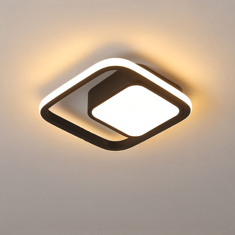 Minimalist Double Ring LED Ceiling Lamp View 22