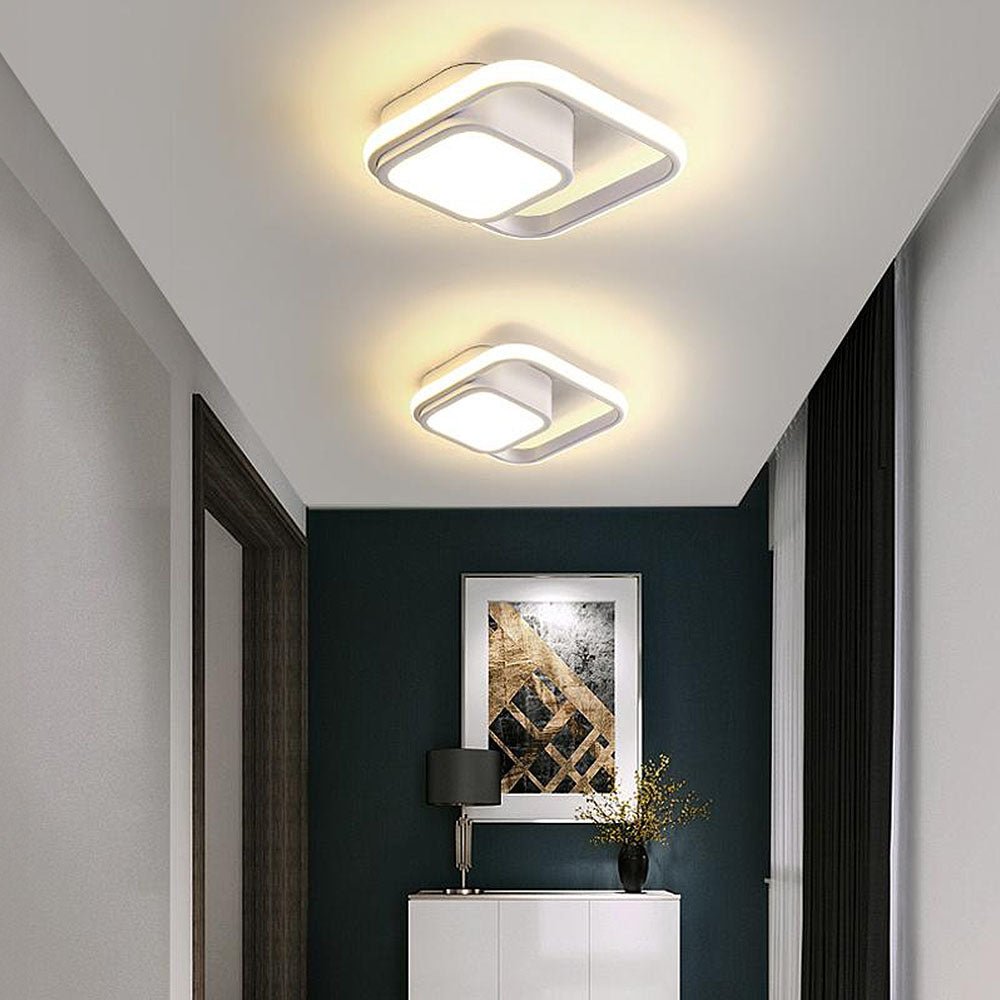 Minimalist Double Ring LED Ceiling Lamp View 24