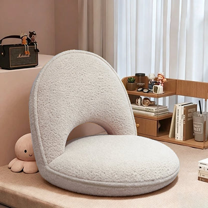 Minimalist Foldable Sherpa Corduroy Carbon Steel Accent Chair View 11