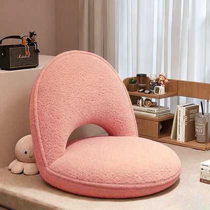 Minimalist Foldable Sherpa Corduroy Carbon Steel Accent Chair View 13
