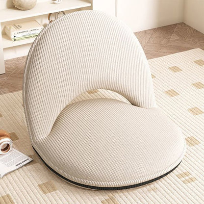Minimalist Foldable Sherpa Corduroy Carbon Steel Accent Chair View 16