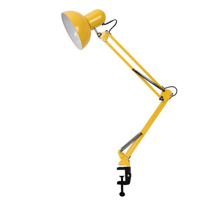 Minimalist Iron Clip Table Lamp Retractable Long Arm View 11
