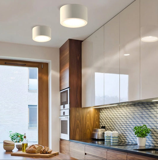 Minimalist Iron Surface Mounted LED Downlight Round Cylinder Hero
