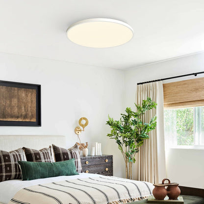 Minimalist LED Ceiling Light Round Ultra Thin Close Up