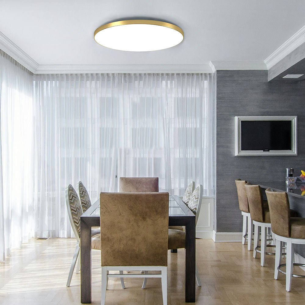 Minimalist LED Ceiling Light Round Ultra Thin View 11