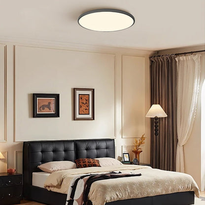 Minimalist LED Ceiling Light Round Ultra Thin View 23