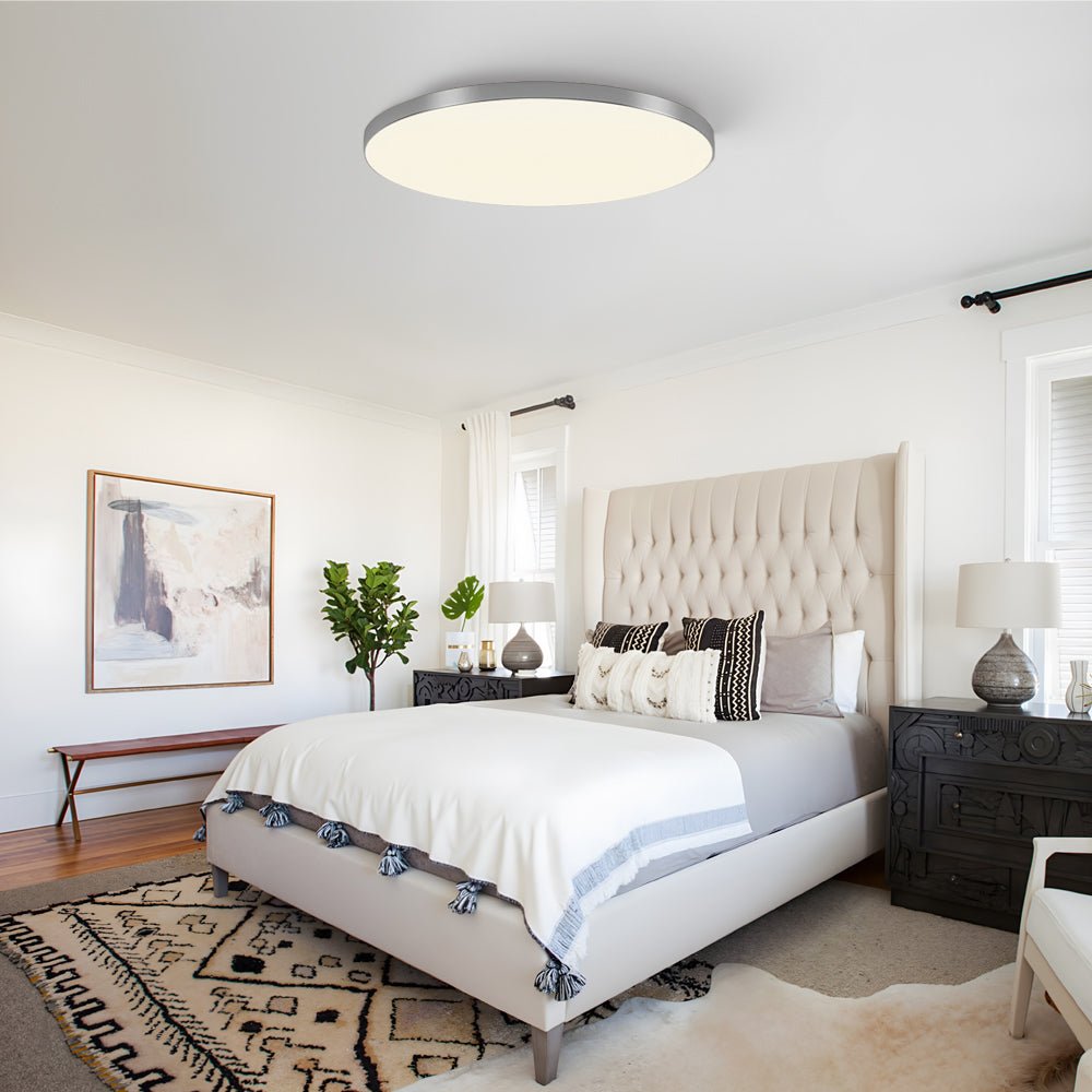 Minimalist LED Ceiling Light Round Ultra Thin View 28